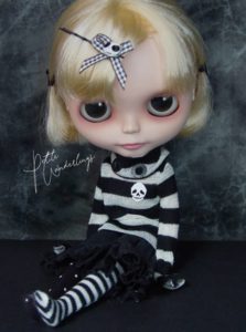 OOAK Custom Blythe Yellow Haired Art Doll by Petite Wanderlings by Petite Wanderlings