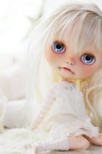 OOAK Custom Platinum Blythe Art Doll by Petite Wanderlings