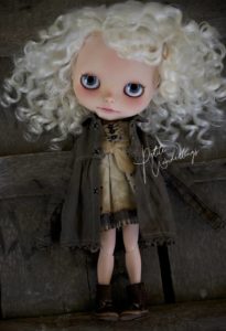 OOAK Custom Blonde Hair Blythe Art Doll by Petite Wanderlings