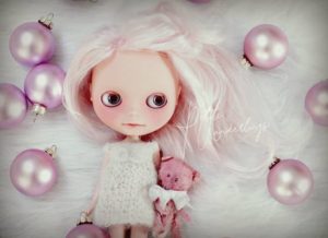 OOAK Custom Blythe Pink Haired Art Doll by Petite Wanderlings