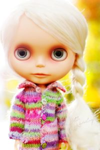OOAK Custom Blythe Art Doll Airbrushed & Rerooted by Petite Wanderlings