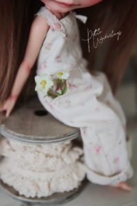 Hand made Hopeless Romantics Rosebuds Boho Overalls Pocket Full of Flowers by Petite Wanderlings